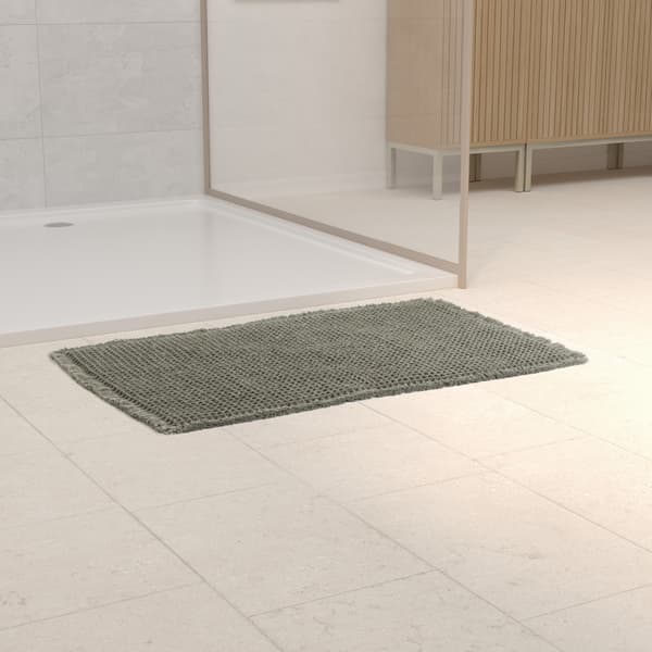 Kylpyhuoneen matto 50x80 cm vihreä