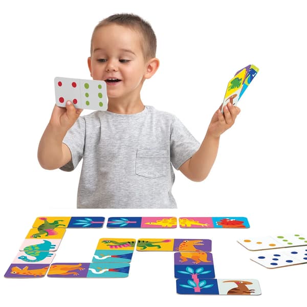 Nu leker vi. Dino Domino