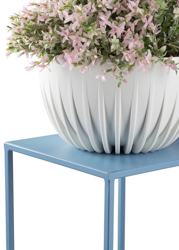 Blått stående blomsterställ 100 cm