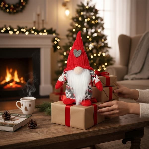 Julepynt dværgtomte 17 cm