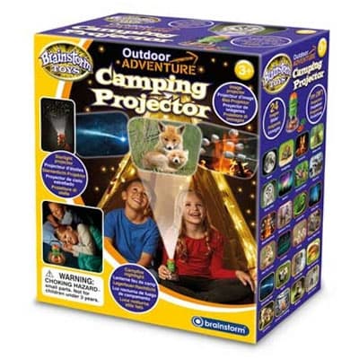 Utomhusäventyr. Campingprojektor