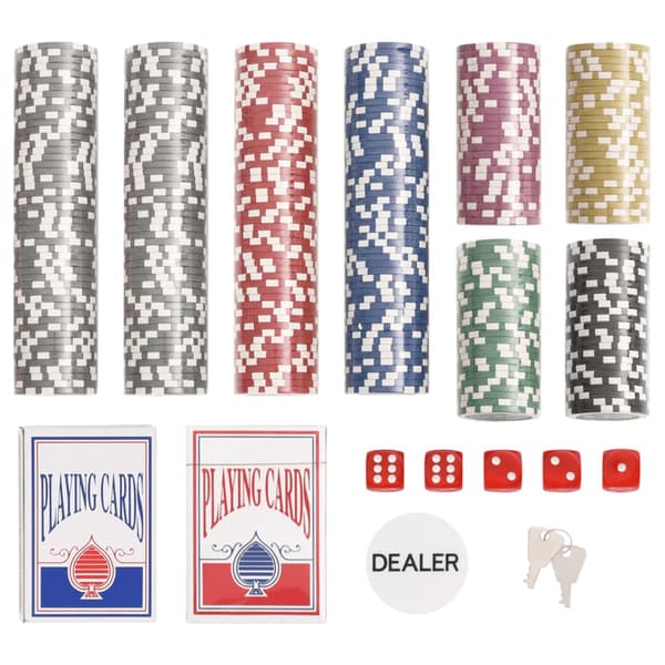 vidaXL pokerchipsæt, 300 dele, 11,5 g