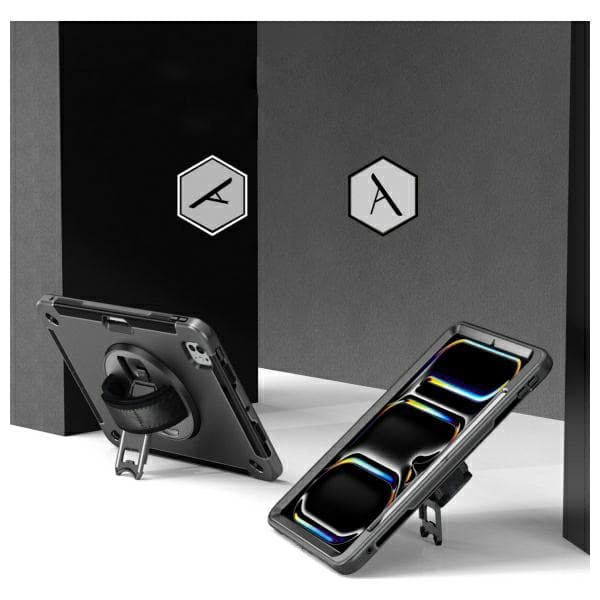 4smarts Rugged CaseGrip för iPad Pro 11" (M4, 2024)