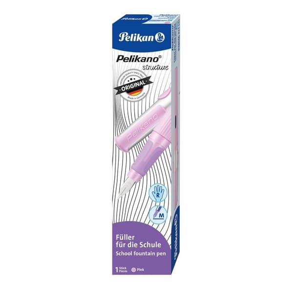 Pelikano Structure P480 M Lyserød Fyldepen