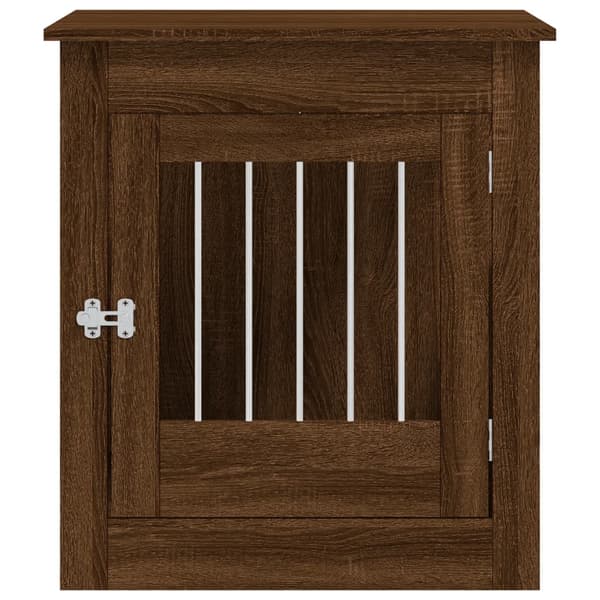 vidaXL hundebur brunt egetræ 64,5x80x71 cm