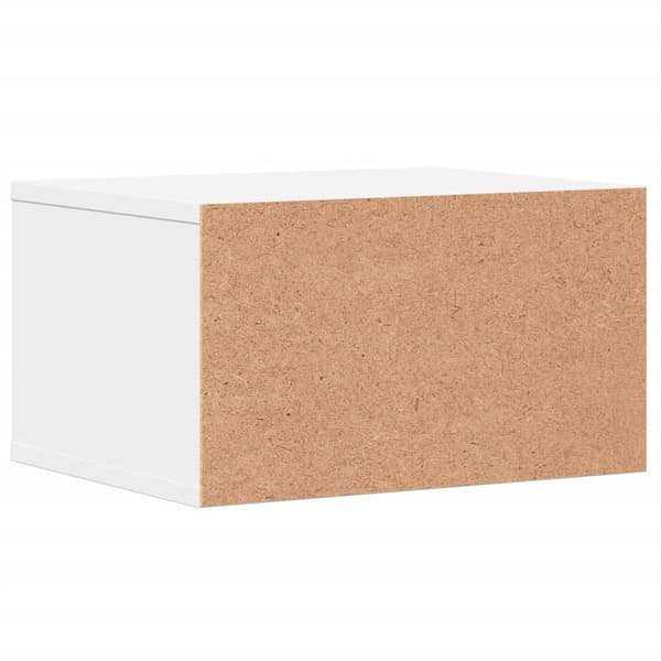 vidaXL printerstativ hvid 40x32x22,5 cm