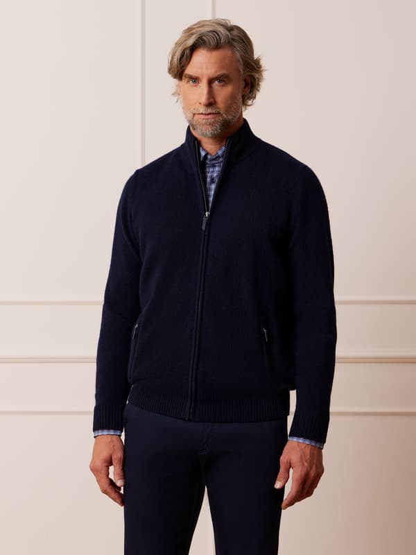 MARINBLÅ WENLEY M CARDIGAN
