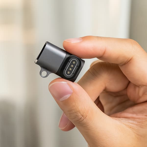 USB-C-adapter för Garmin Smartwatch - Grå