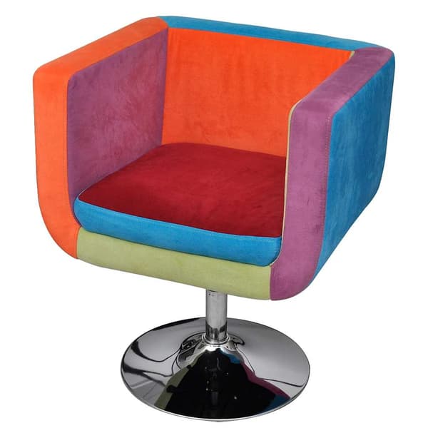 vidaXL Patchwork Club Lænestol