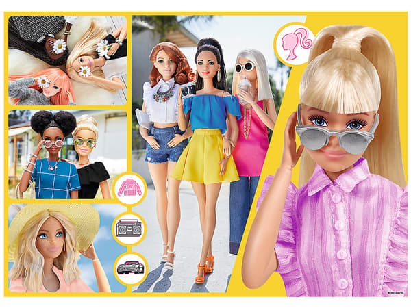Trefl Pussel Glitter Barbie 100 bitar