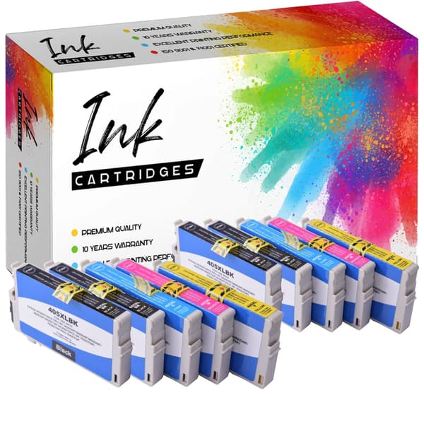10x blækpatroner til EPSON GP-E405XL CMYKK x2 GP