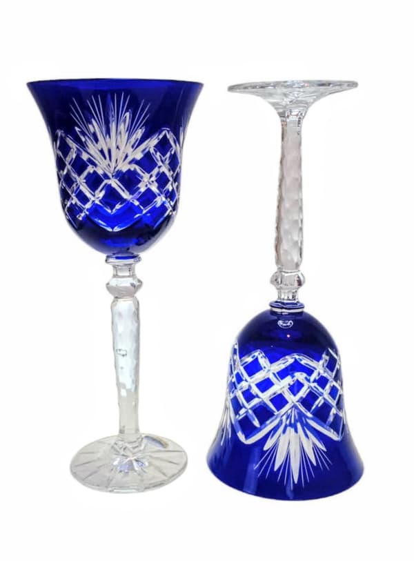 Koboltkrystalvinglas 280 ml ananas