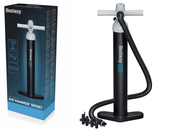 Bestway 62227 Högtryckshandpump med tryckmätare