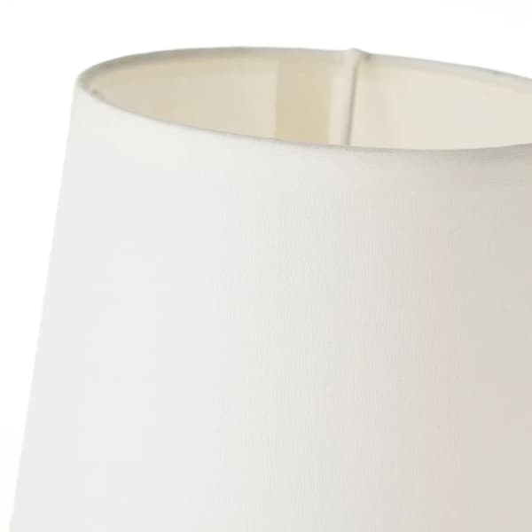 Keramisk natlampe, sort og hvid, 26 cm