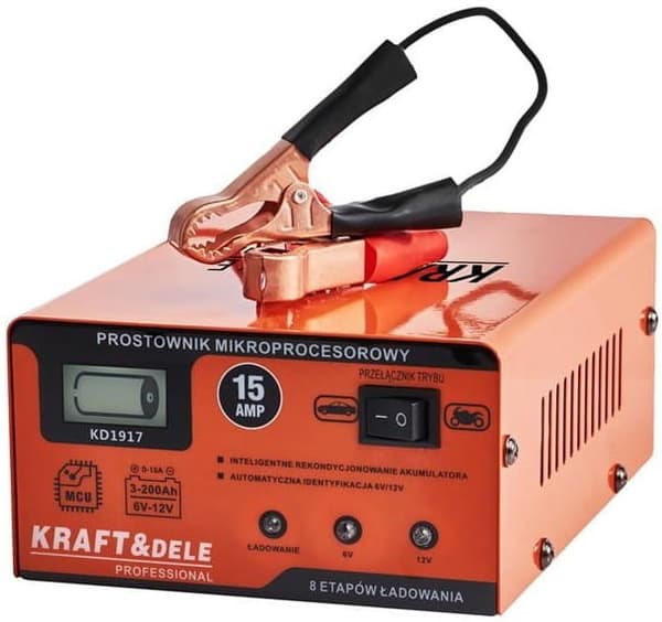 15AMP 6/12V KD1917 mikroprocessor ensretter