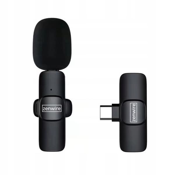 Zenwire K1 mini slipsmikrofon trådlös kondensator USB-C dator