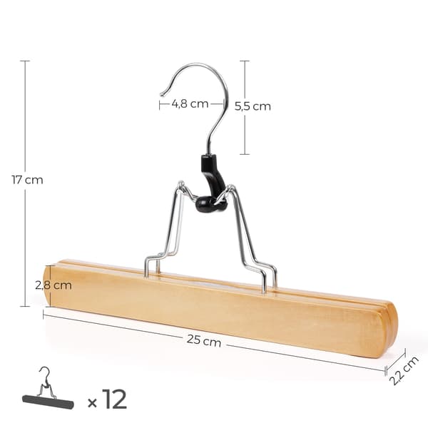Byxhängare, 12-pack - CRW007-12