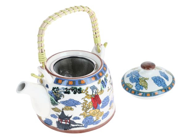 Keramisk elkedel med infuser