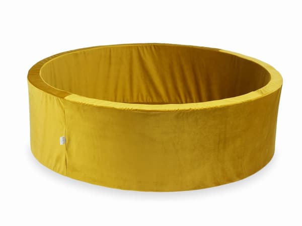 Tør pool 130x40 fløjl guld uden bolde