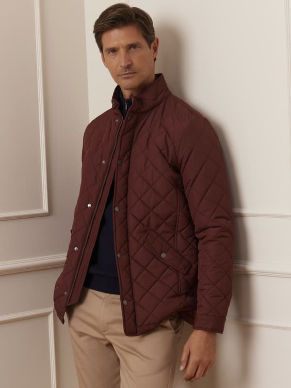 BURGUNDY WINDSOR JACKA L