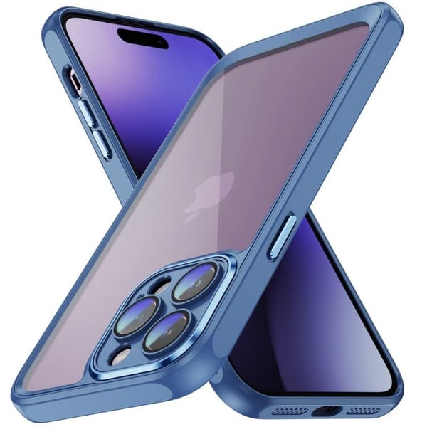 Etui til iPhone 14 Pro Max, ERBORD Impact Guard, blå