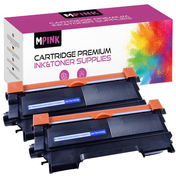 2x toner til Brother GP-B2220 x2 GP