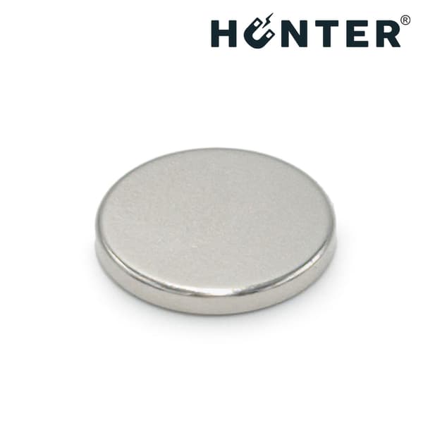Hunter neodymmagneter cylinder 20x2,5 mm stærk, rund skive