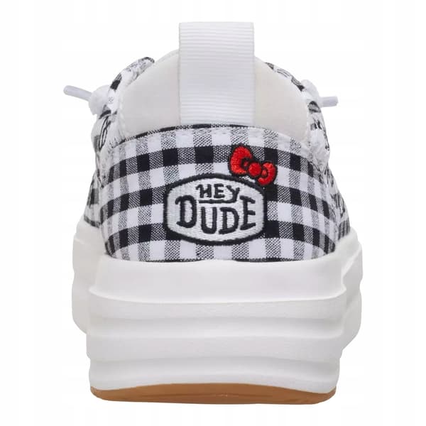 HEYDUDE WENDY NOVA HELLO KITTY 44738 |38| SORT HVID