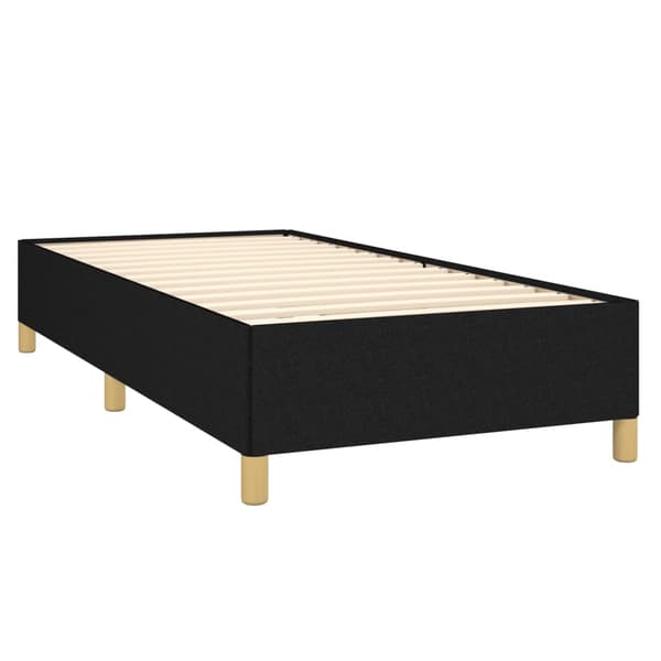 vidaXL sengestel uden madras sort 80x200 cm stof