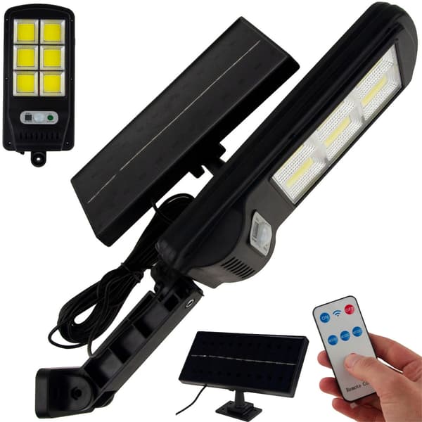 TG64680 SOLKELAMPE GADELYGTE COB 120LED + PANEL