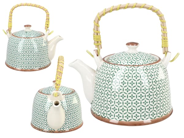 Keramisk elkedel med infuser