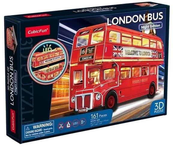 London Bus 3D Puslespil