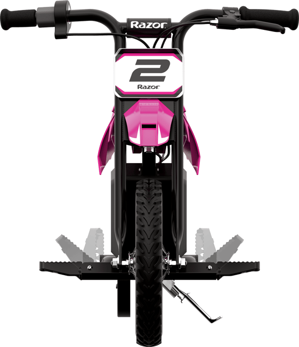 Razor MX125 Dirt Rocket elmotorcykel rosa - terräng för barn