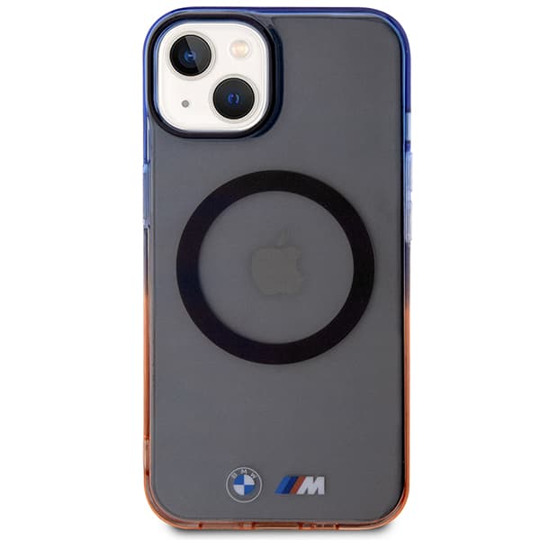 BMW Gradient Bumper MagSafe-skal till iPhone 14, grått