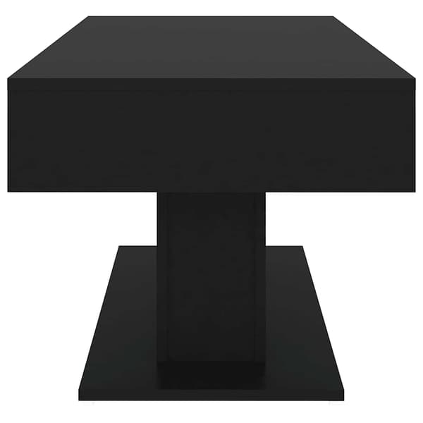 vidaXL sofabord, sort, 96x50x45 cm, træbaseret materiale