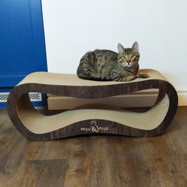 LEON kradsetræ til katte | brun | 78x28x24 cm | MruuPruu