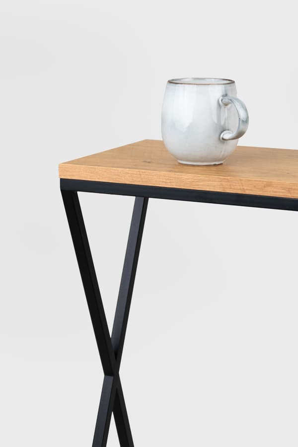 Your Loft Design sidebord sort træ Monte 40x25x60