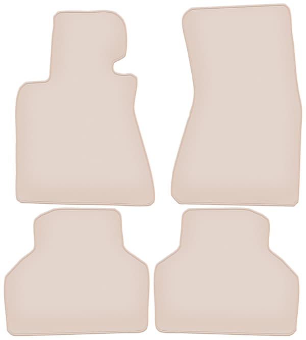PREMIUM beige gulvmåtter til: BMW 7 E65 sedan 2001-2008