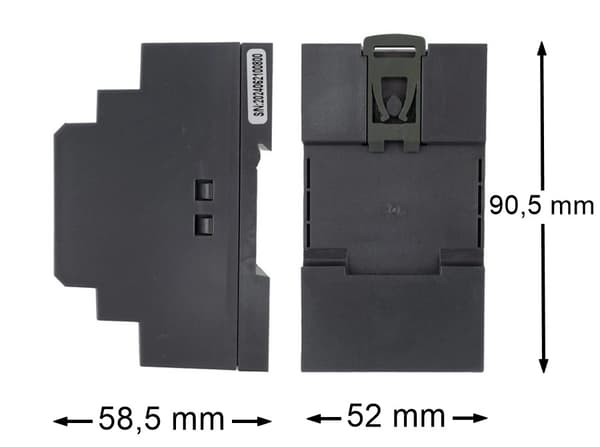 PREMIUM 12V 60W 5A DIN-skinne strømforsyning til IP20 Ecolight intercom