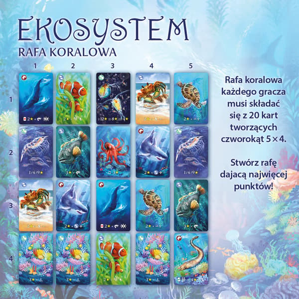 Ekosystem 2 - Korallrev. Brädspel. Vår bokhandel