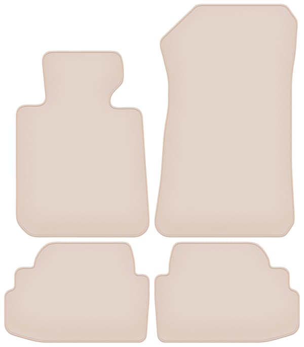 PREMIUM beige gulvmåtter til: BMW 1 E82 coupé 2004-2011