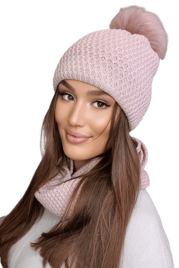Dame vinterhue RUBBI, pink