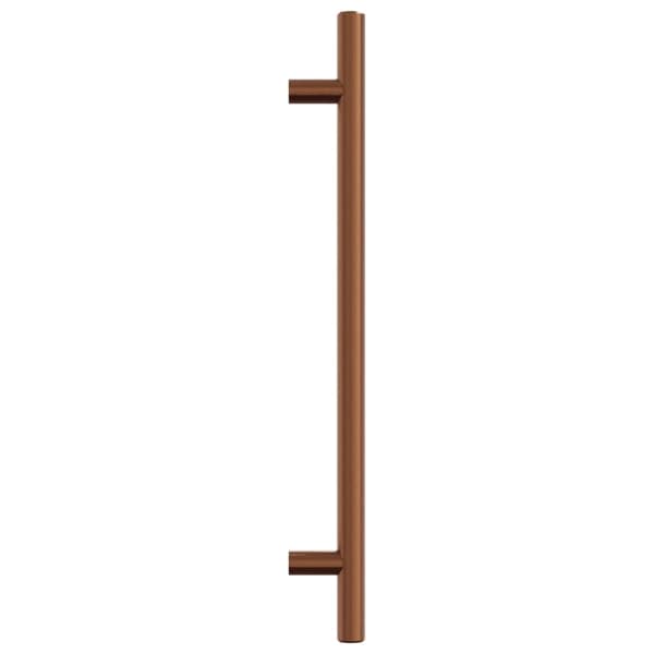 vidaXL skabsgreb, 10 stk., bronze, 192 mm, rustfrit stål
