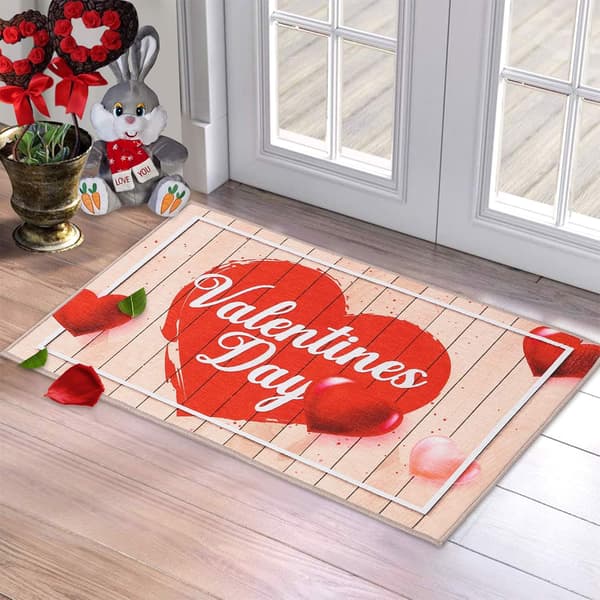 Dørmåtte 40x60 til Valentinsdag