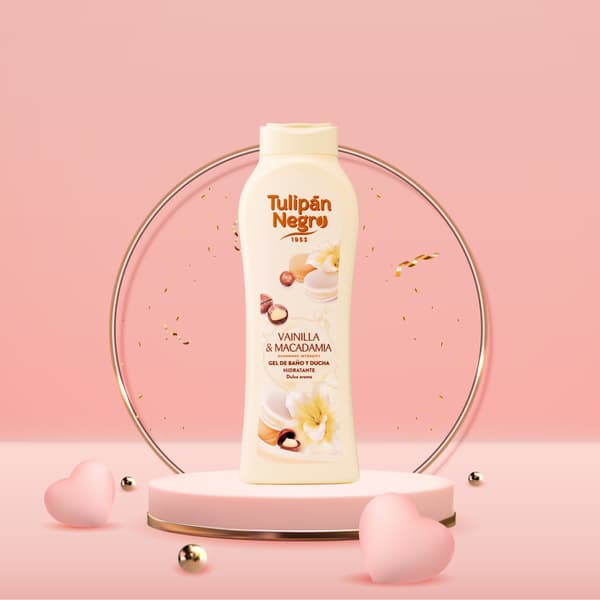 Tulipan Negro Vanilla & Macadamia duschgel (650 ml)