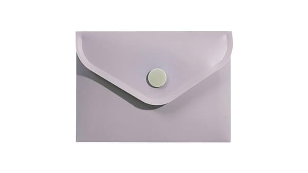 Mappekuvert A7 PP morandi pink