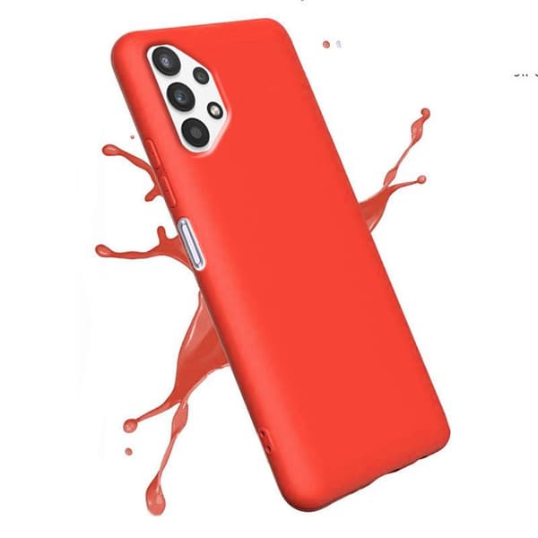 Etui til Samsung Galaxy A32 5G, Silikone Lite, rød