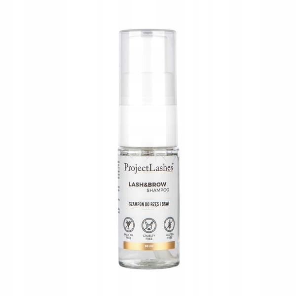ProjectLashes Ripsien ja Kulmien Shampoo 30ml + Harja