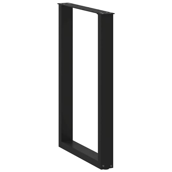 vidaXL sofabordsben, 2 stk., sort, 60x(90-91) cm, stål