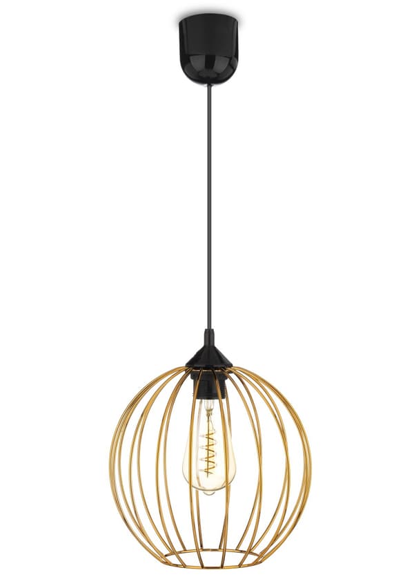 New York Bubble pendellampa 23cm koppar